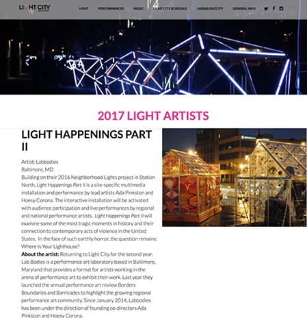 Labbodies selected as featured artists for Light City 2017