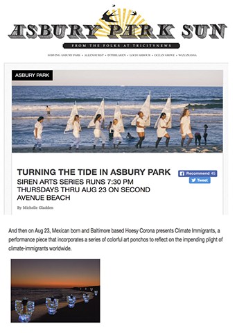 Hoesy Corona featured in The Asbury Park Sun 