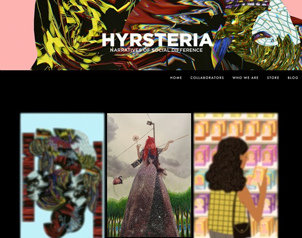 Hoesy Corona appears in Hyrsteria magazine 