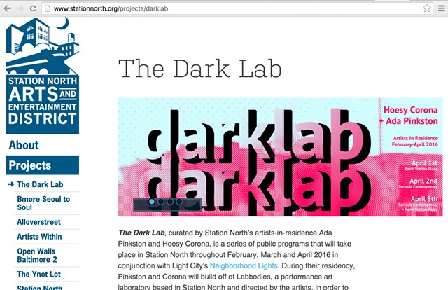 The Dark Lab | April 1-2 2016