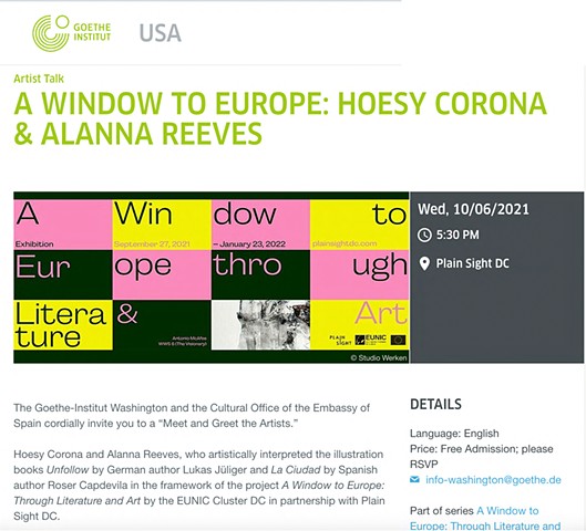 Hoesy Corona + Plain Sight DC + Goethe Institut DC 