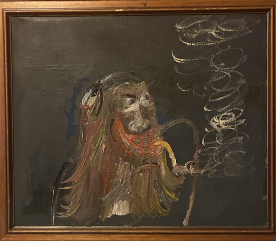 Bruce in Antique Frame