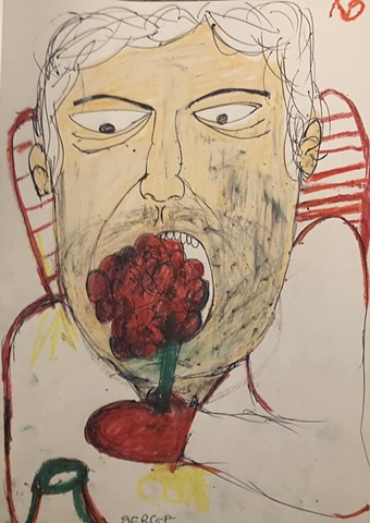 portrait of Serge Gainsbourg...