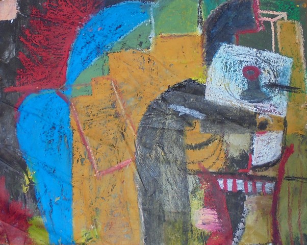 Cubist Portrait (After Paul Klee)