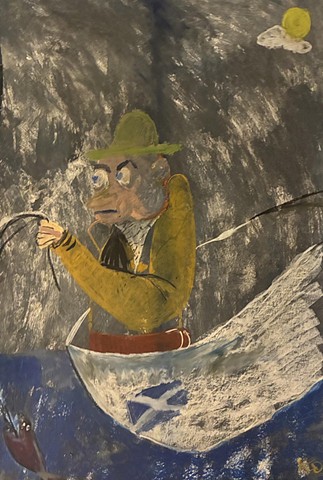 Scottish Fisherman & Net