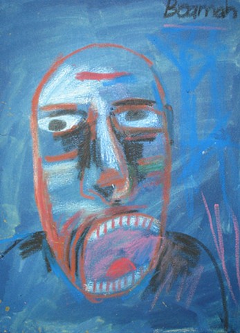 portrait on blue period