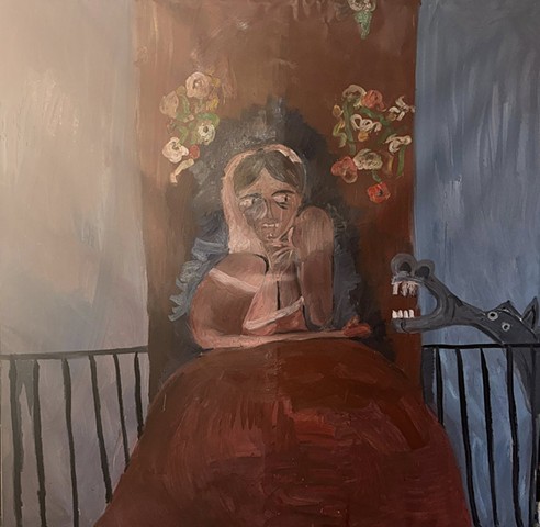 Girl with Horse (after Ingres)