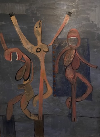 Frolicking in a Blue Room