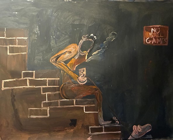 No Ball Games (Man & Dog)