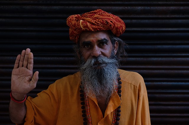 a sadhu, Varanasi India