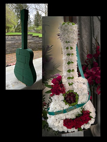 Guitar Floral Arrangement