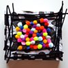 POM POMS 

#6
Mixed media with black pipe cleaners
11 x 15 x 2 inches

2017
