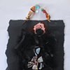 MIX 2017

#10
Black agate shards, feathers, beaded and painted orange transparency sheets on Canson paper with gemstone beaded wire hanger

2017