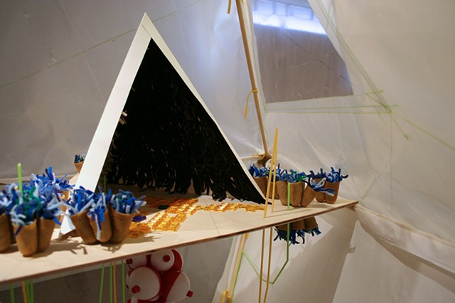 In Production: Geodetrahedron (detail)