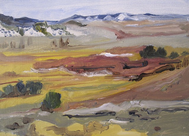 Brush Creek series - Hillside view of ranch