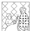 UUA curriculum for ages 3-7 coloring page for the story "The Real Gift" 