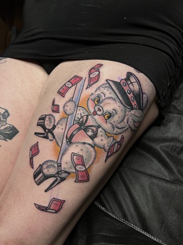 Stripper bunny by Jody Dawber