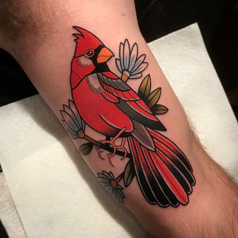 cardinal tattoo by dave wah