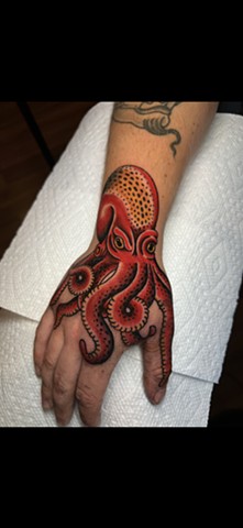 Octopus tattoo by Jason Ziegler 