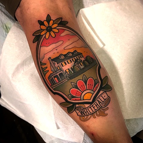 house tattoo by dave wah at stay humble tattoo company in baltimore maryland the best tattoo shop and artist in baltimore maryland