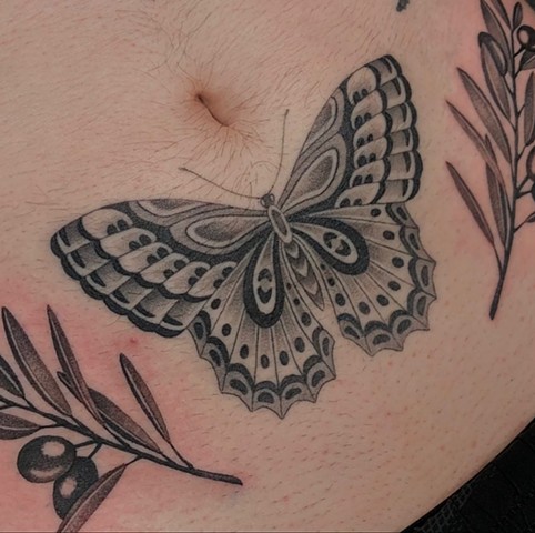 Butterfly Tattoo by Logan McCracken