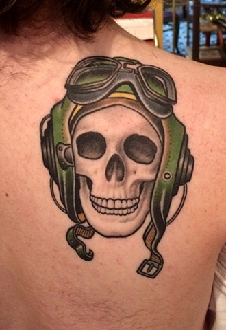 skull tattoo by dave wah at stay humble tattoo company in baltimore maryland the best tattoo shop in baltimore maryland