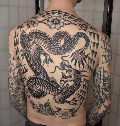 Dragon Backpiece by Andrew Vidakovich