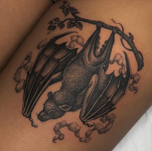 Bat Tattoo by Logan McCracken