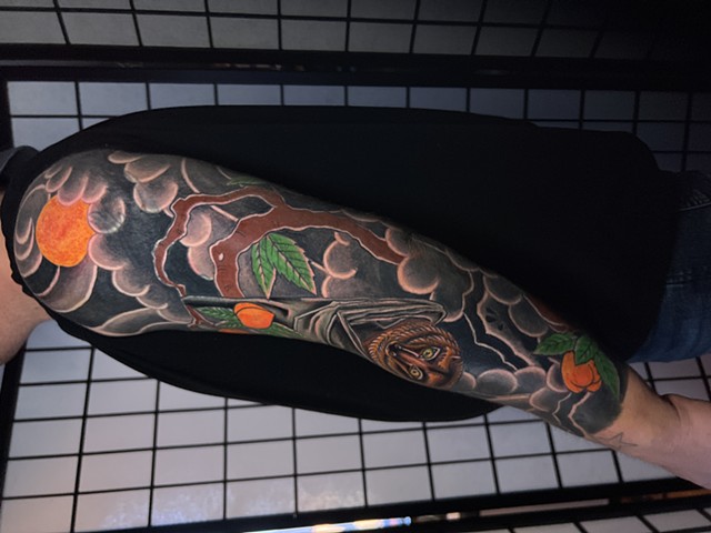 Fruit bat sleeve by Jason Ziegler 