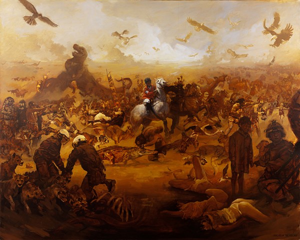 War Paintings, Edward Day Gallery, Fall 2004