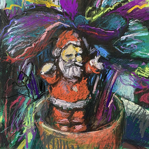 Potted Santa