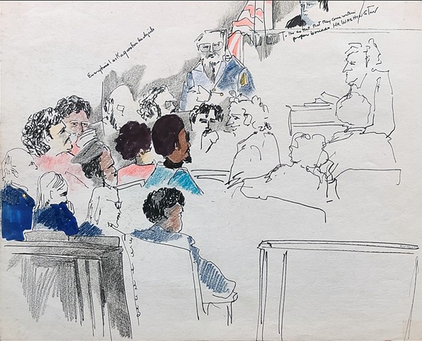 Cat. #1506, Trial of Bell, Bottom, Washington, Torres, and Torres, 1975