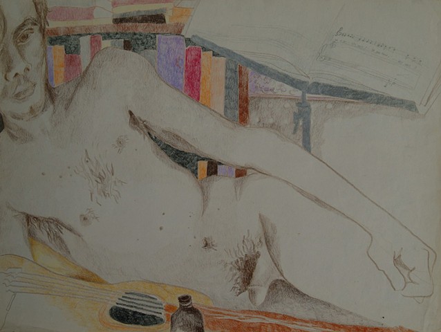 Cat. #72, Nude portrait of Michael Cook