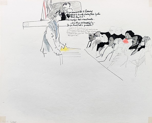 Cat. #1512, Trial of Bell, Bottom, Washington, Torres, and Torres, January 21, 1975
