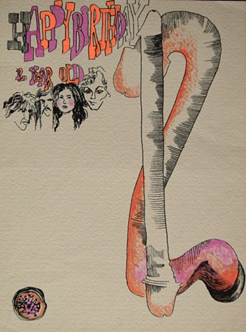 Cat. #108, Avi's 12th birthday card, January, 13, 1970