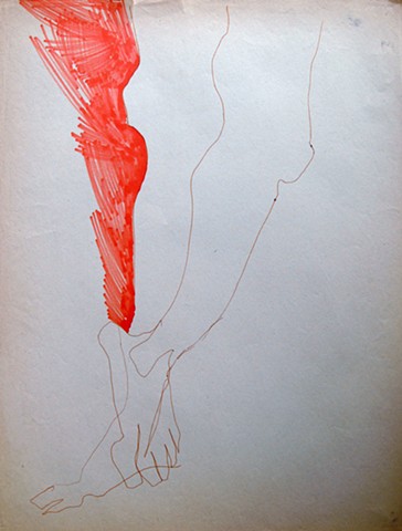 Cat. #425a, Full-body Portrait of Nude Man, 1967?
