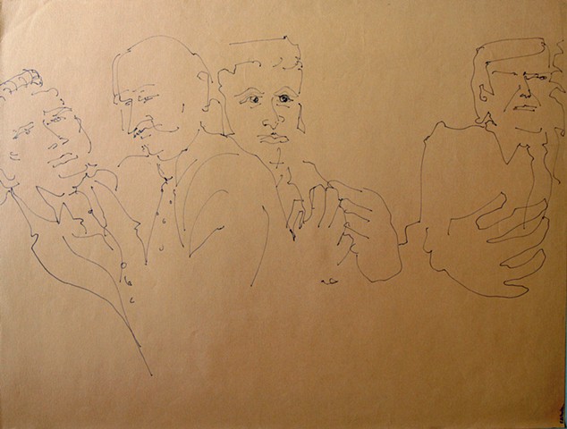 Cat. #409, Portrait of Four People, 1970's