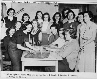 Rita, Newark State Teachers College, early 1950's 