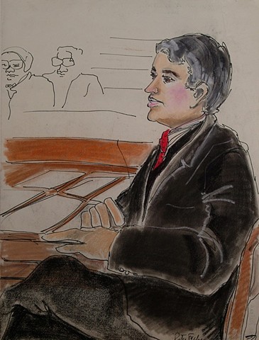 Cat. #307, Joe Milano in Court, 1981-1987