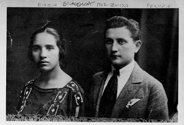 Rita's Parents, Channah Rivkah (Mandelbaum) Fecher and Moshe Fecher c.1922