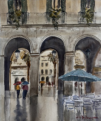 Rainy Barcelona