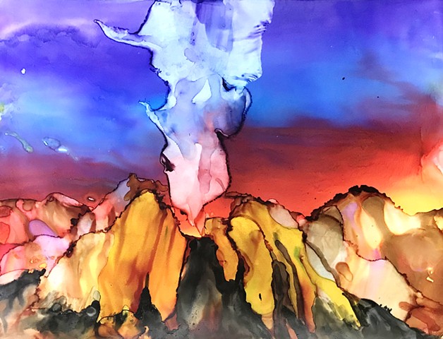 Alcohol Ink Paintings