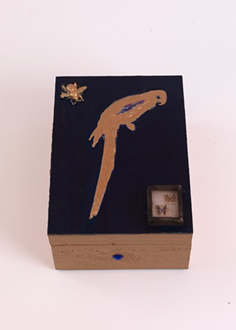 Flaubert's Parrot5x7x3" (Sold)