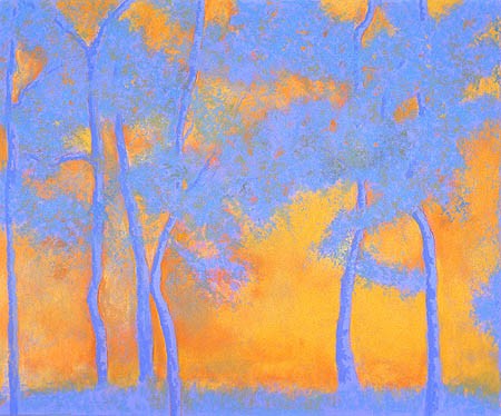 Blue Trees
Pastel
30" x 35"

