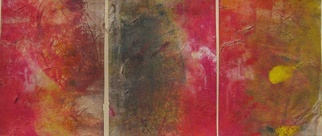 Aurora
Monoprint Triptych
7.5" x 17.25"