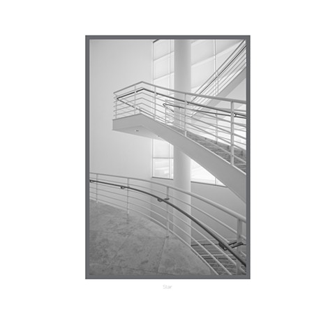 Architectural Digital Fine Art Photographs in black & white prints 
