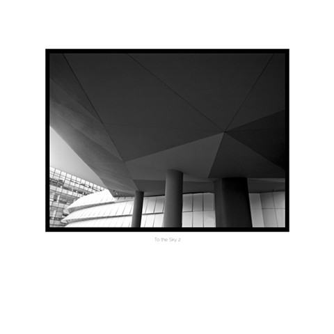 Architectural Digital Fine Art Photographs in black & white prints