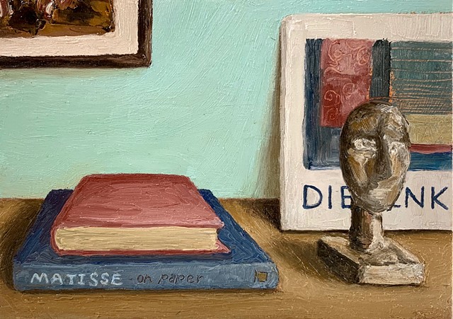Still Life With Art Books (Bust) 