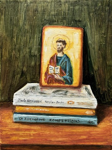 Icon With Books (St Mark)