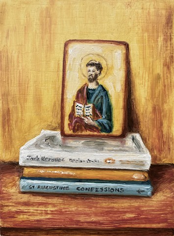 Icon With Books (St Mark)